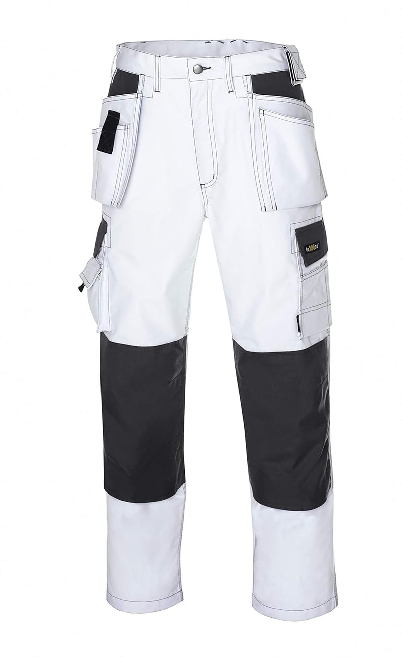 teXXor Arbeitshose Twill Bundhose T/C Panama Canvas Arbeitsbundhose weiss 94, 94