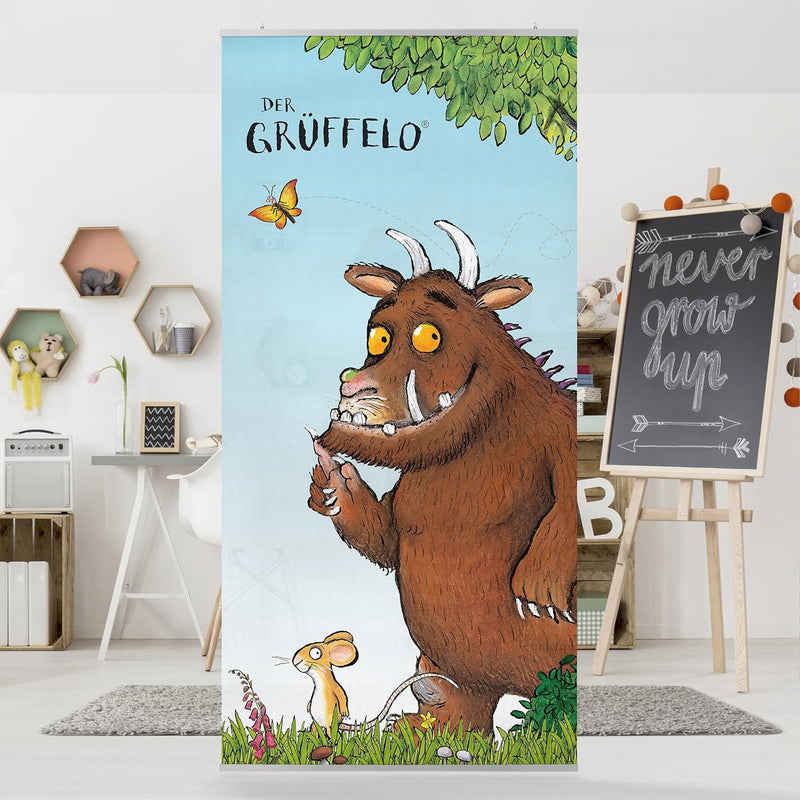 Bilderwelten Der Grüffelo Raumteiler Kids Grüffelo Folgt der Maus 250x120cm ohne Halterung, ohne Hal