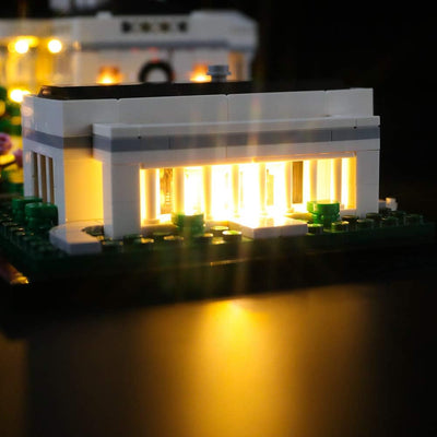 BRIKSMAX Led Beleuchtungsset für Lego Architecture Das Weisse Haus,Kompatibel Mit Lego 21054 Baustei