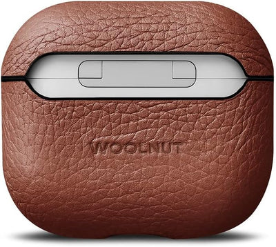 Woolnut Leder Hülle Case für AirPods 3. Gen - Cognac Braun, Cognac