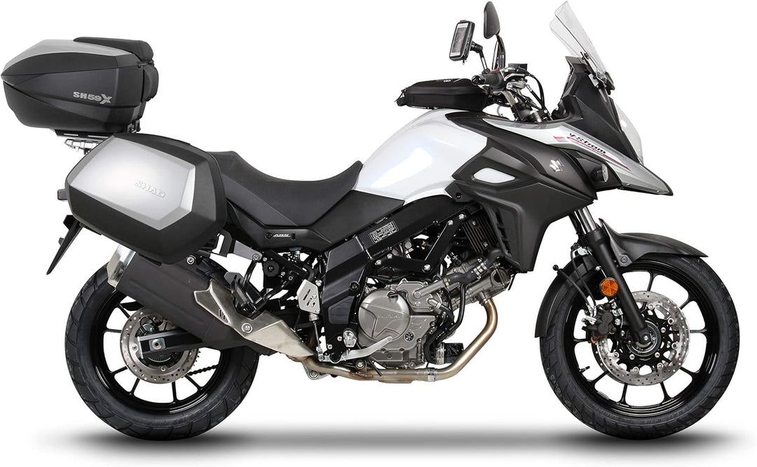 S0vs694p - seitliche taschen halterungen, dübel, befestigungen 4p system kompatibel mit suzuki vstro