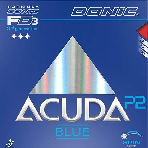 DONIC Belag Acuda Blue P2 2,3 mm, rot 2,3 mm, rot, 2,3 mm, rot 2,3 mm, rot