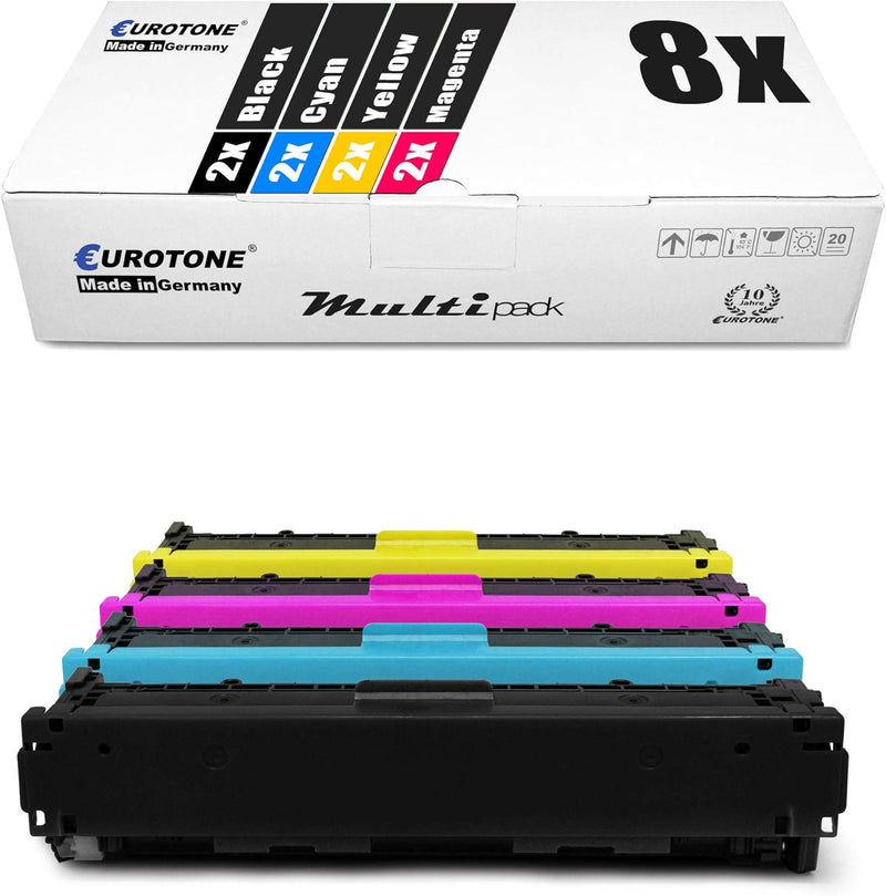 8X Müller Printware kompatibler Toner für HP Laserjet Pro 200 Color M 251 276 nw n ersetzt CF210X-13