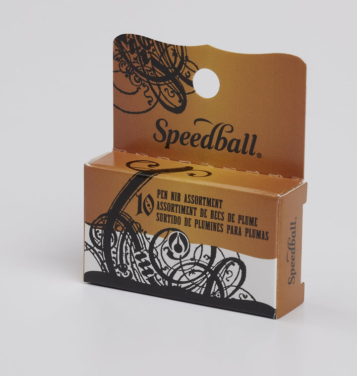 Speedball 30710 Schreibfedern, sortiert, 10 Stück
