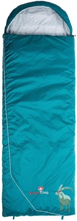 Grüezi bag Biopod Wolle Decke Goass Links, 225x80cm, Schlafsack, Ripstop 100% Nylon, Nylon-Woll-Füll