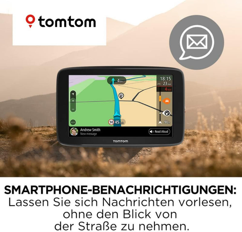 TomTom Navigationsgerät GO Basic (5 Zoll, Stauvermeidung dank TomTom Traffic, Karten-Updates Europa,