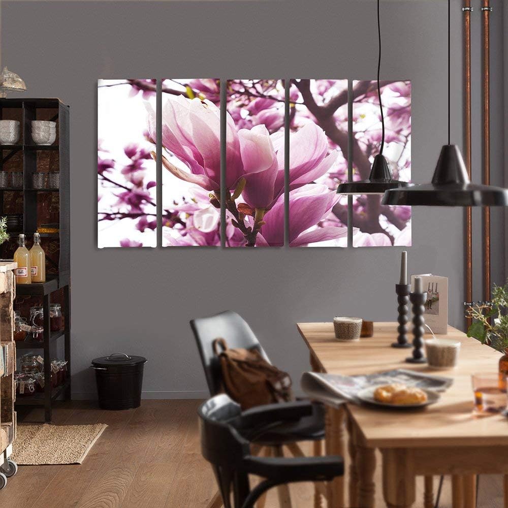 Feeby Frames, Leinwandbild, Bilder, Wand Bild - 5 Teile - Wandbilder, Kunstdruck, 250x120 cm, Typ C,