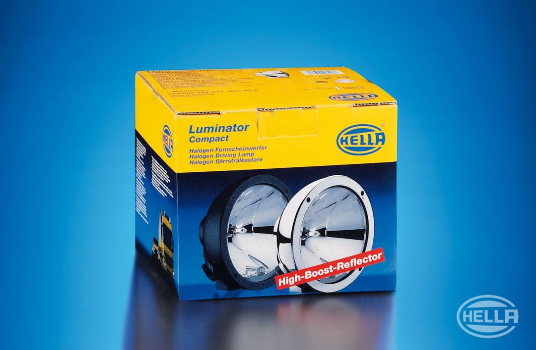 HELLA - Halogen-Fernscheinwerfer - Luminator Compact - ECE-R112/E1 1901 - 24/12V - 1F3 009 094-031 V