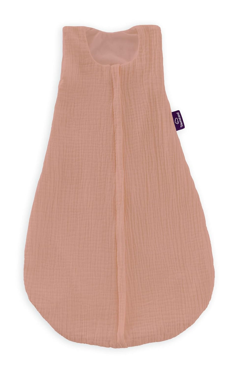 Sommerschlafsack LIEBMICH Baumwollmusselin, aprikose, Grösse 110