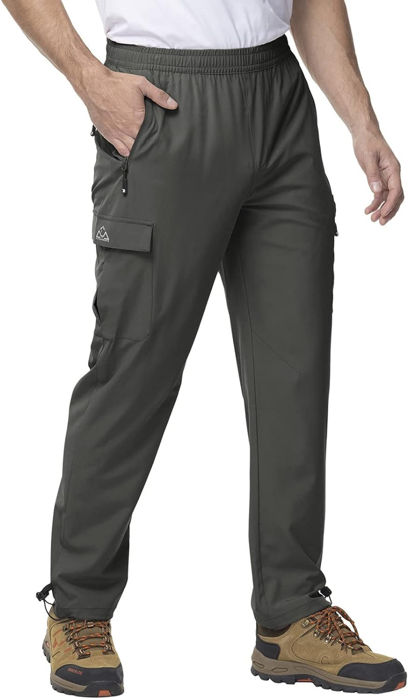 donhobo Herren Wanderhose Outdoorhose Leichte Schnell Trocknende Atmungsaktiv Sommer Campinghose Tre