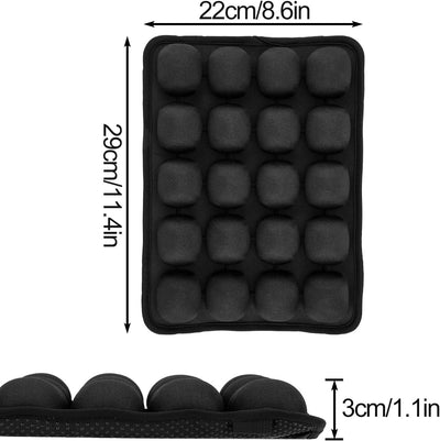 CICMOD Motorrad Sitzkissen Aufblasbares Luft Sitzkissen Universelle Passform für Motorräder Sitzbank