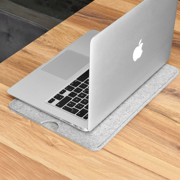 CoverKingz Filz Hülle für MacBook Pro 13" (M1,M2)/Air 13" (M1) - Notebook Tasche handgefertigt aus W