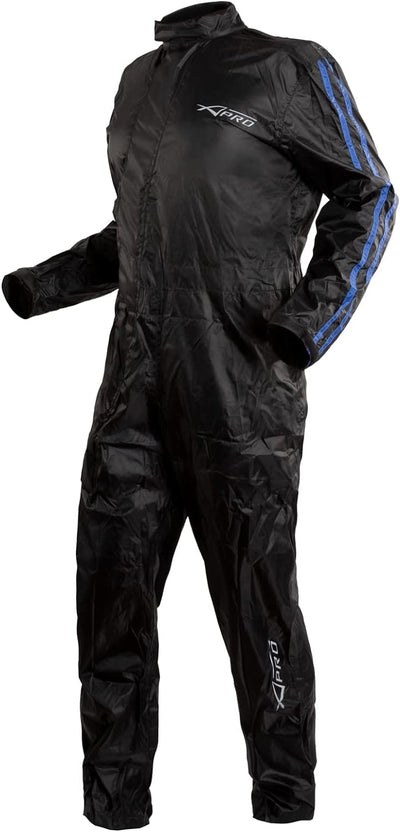 Regenkombi Regenjacke Motorrad Wasserdicht Regenanzug Regenhose Blau XS