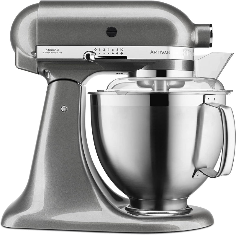 KitchenAid Küchenmaschine Artisan - P24 Food Processor Set Spezial 185er (K) - 5KSM185PSEMS inkl. Fo