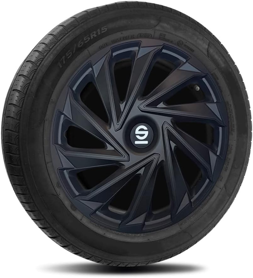 Sparco Radzierblenden Varese - 16-Zoll - Schwarz - Satz mit 4 Stück