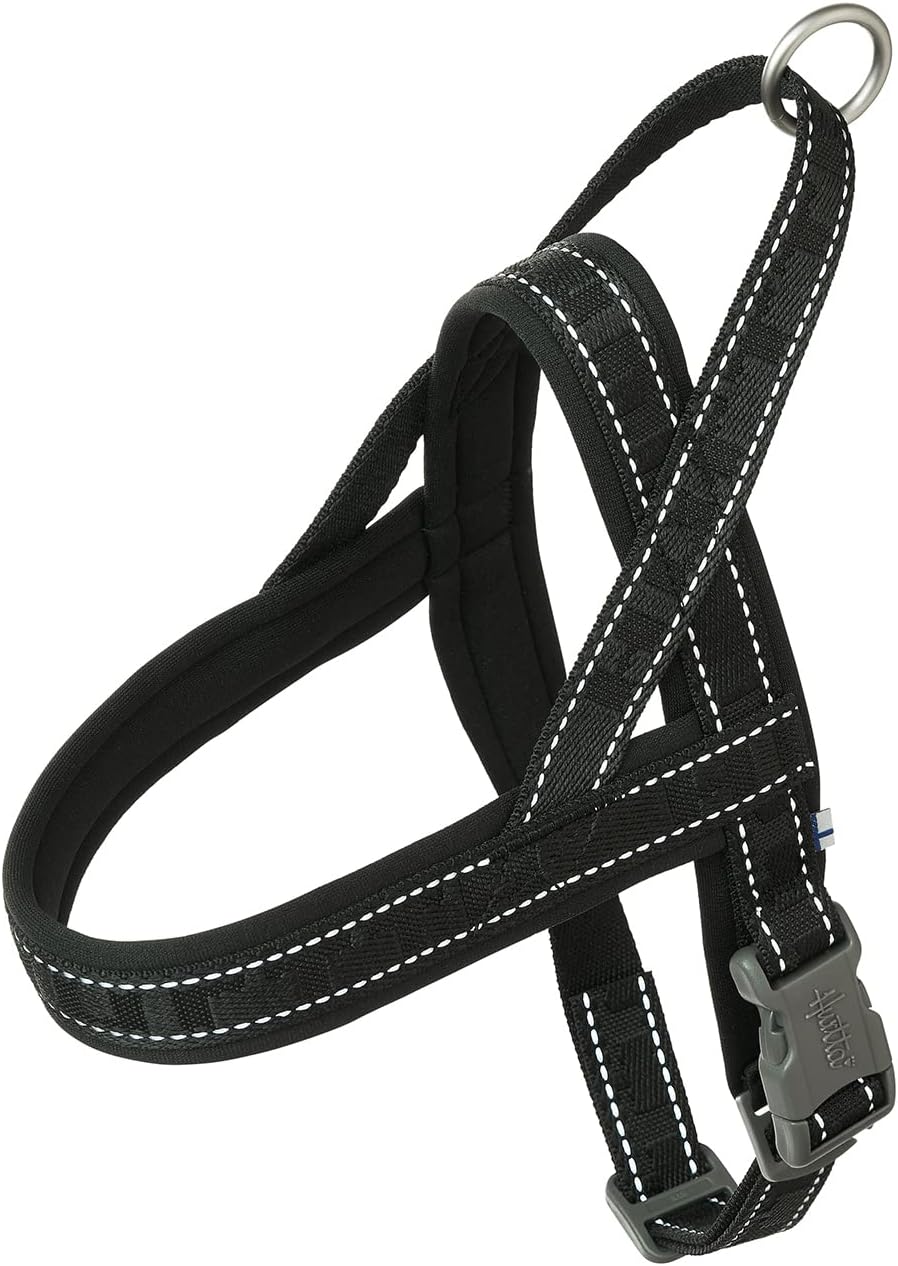 Hurtta Casual Hundegeschirr ECO (Schwarz, 35-45cm) 35-45cm Schwarz, 35-45cm Schwarz