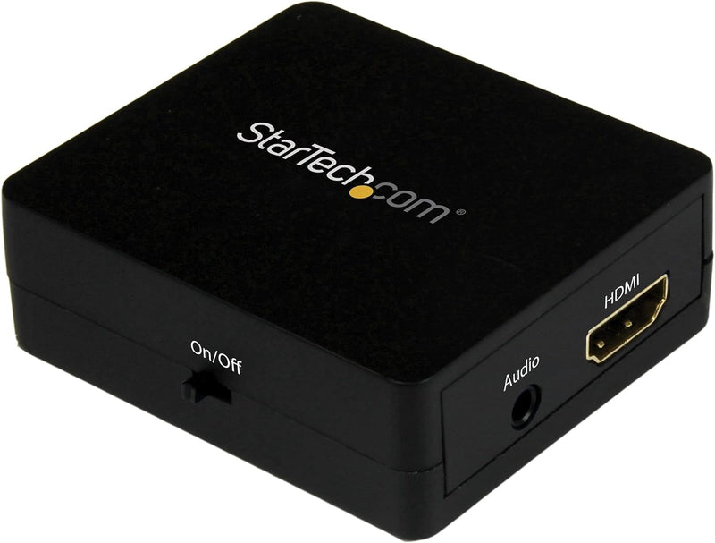 StarTech.com HDMI Audio Extractor - HDMI auf 3,5mm Audio Konverter - 2.1 Stereo Audio - 1080p, HDMI