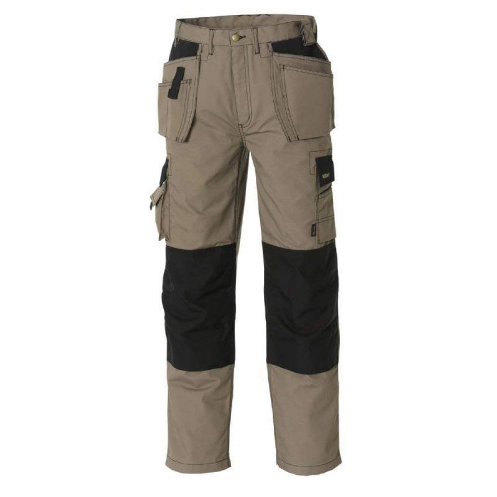 teXXor Arbeitshose Twill Bundhose T/C Panama Canvas Arbeitsbundhose khaki 25, 25