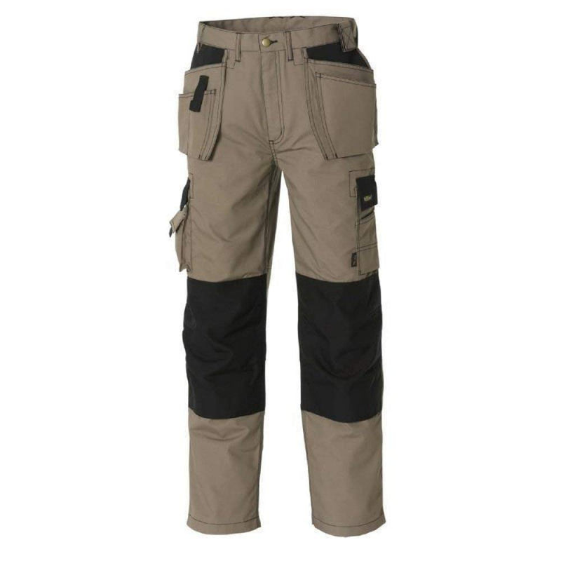 teXXor Arbeitshose Twill Bundhose T/C Panama Canvas Arbeitsbundhose khaki 110, 110