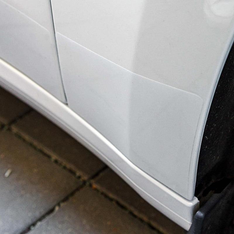Tesvolution® Steinschlag Schutzfolie Tesla Model 3 - Schweller - Lackschutzfolie selbstklebend und t
