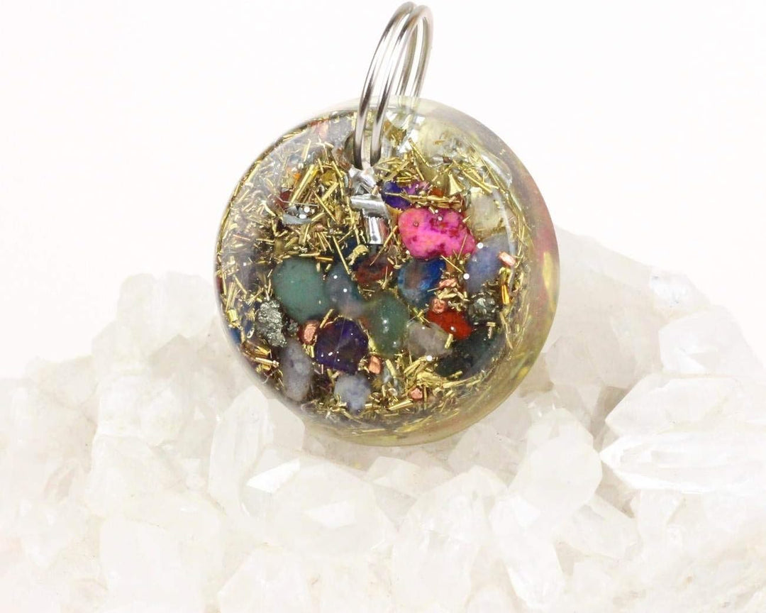 Panotophia Orpanit® Orgonit Anhänger Hundeanhänger I 100% echter Orgonit I Schutz gegen EMF, 5G, Haa