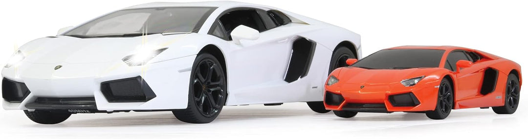 Lamborghini Aventador 1:24 2,4GHz - offiziell lizenziert, ca zu 1 Stunde Fahrzeit bei ca. 9 Km/h, pe
