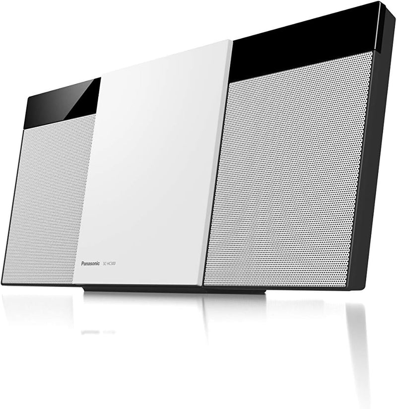 Panasonic SC-HC300 Home Audio Micro System 20W Schwarz, Weiss - Home-Stereoanlagen (Heim-Audio-Mikro