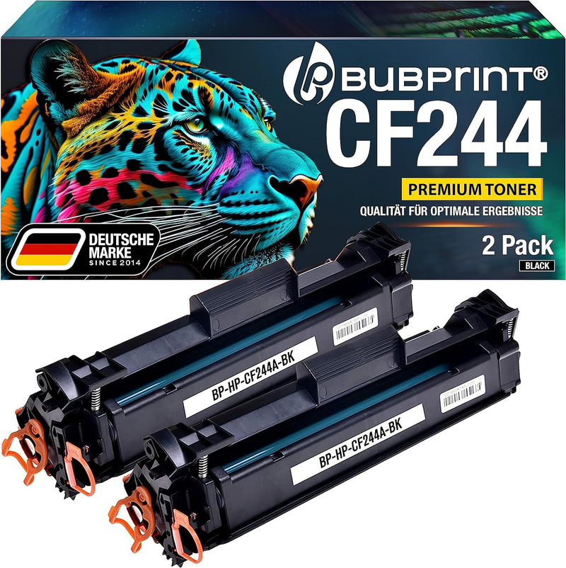 CF244A 2 Tonerkartuschen kompatibel als Ersatz für Toner HP 44A CF244A für HP Laserjet Pro M15w MFP