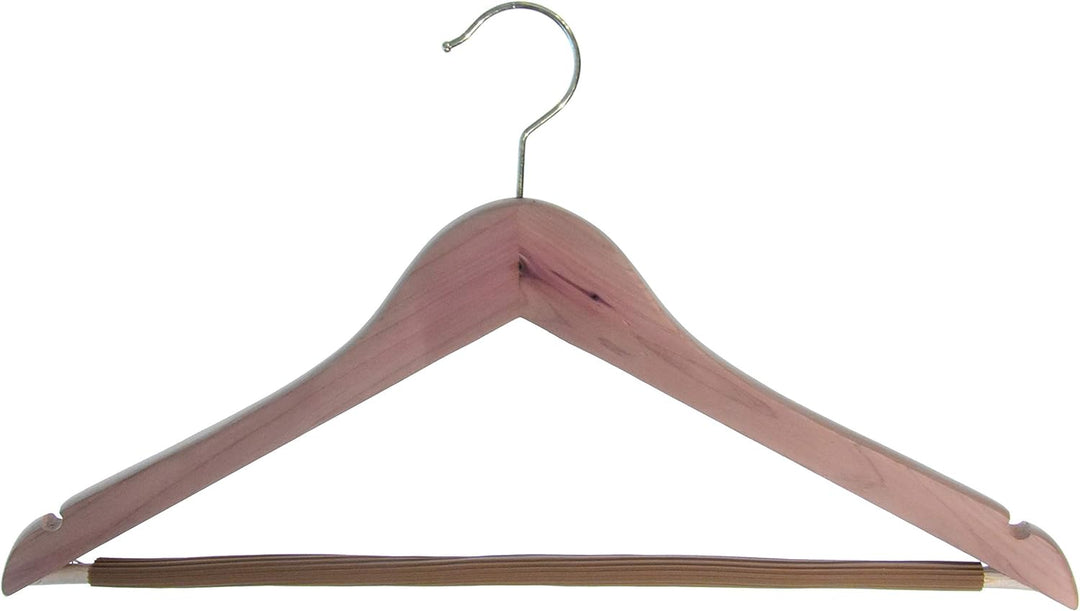 Hagspiel Kleiderbügel aus Holz, Zedernholz, Zedernkleiderbügel, Mottenschutz, Motten bekämpfen, 5 ST