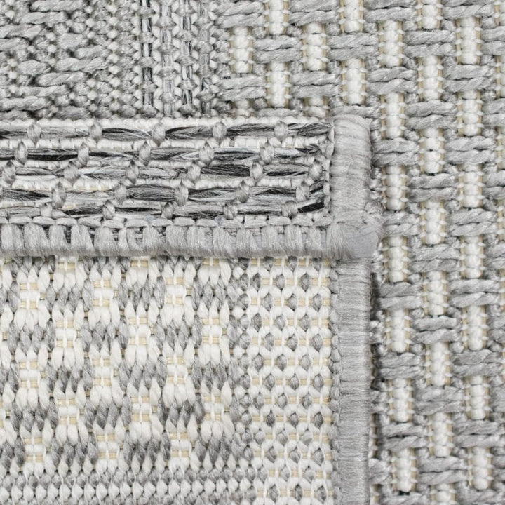 Teppich-Traum In- & Outdoor Teppich Sisal Optik Wohnzimmer Küche Terrasse Balkon Diamanten Rautenmus