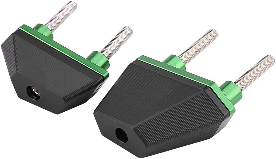 Qiilu 1 Paar Motorrad-Rahmenschieber, Rahmenschieber für fallenden Crash-Pad-Schutz für Z800 Z1000 Z