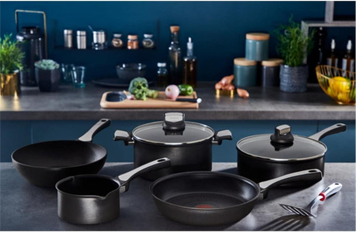 Tefal G2599002 Unbegrenzt EIN Bratpfanne, antihaftbeschichtet, Induktion, Aluminium, Schwarz FRYING