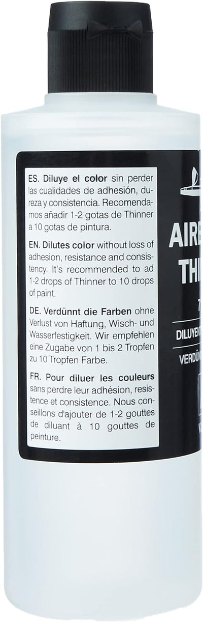 Vallejo 026007 - Farbständer für Werkstatt, 1 Stück (1er Pack) VJ71161 Airbrush Verdünner, 200 ml Bu