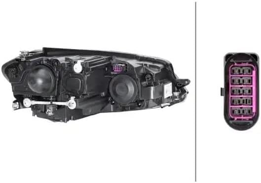 HELLA 1LB 013 924-031 FF/Halogen-Hauptscheinwerfer - links - für u.a. VW Golf VII (5G1, Bq1, Be1, Be