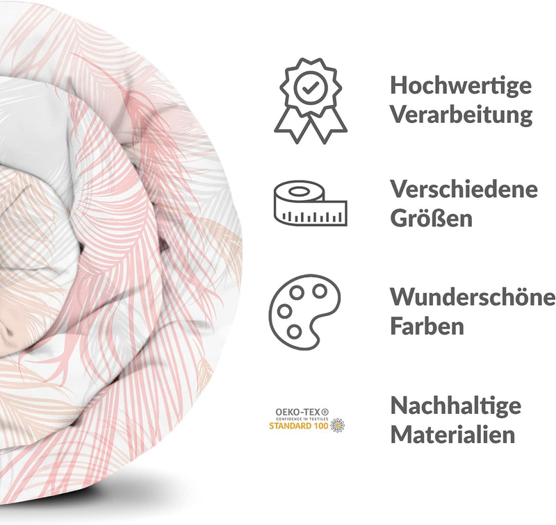 Gravity Gewichtsdecke Bezug - Schlaufen Bezugssystem mit Reissverschluss Baumwolle Deckenbezug für E