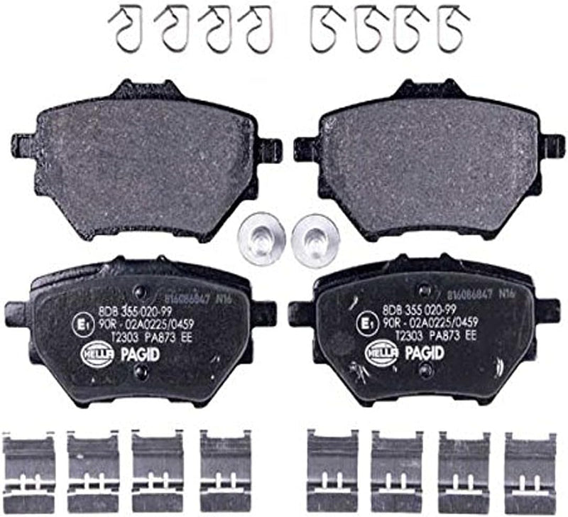 HELLA PAGID 8DB 355 020-991 Bremsbelagsatz - T2303 - Dicke/Stärke: 17.5mm - Bremssystem: Bosch - nic