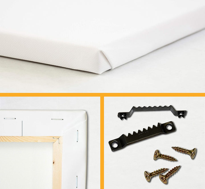 Pixxprint Leckere Schokolade, Format: 100x70 auf Leinwand 1 Stück (1er Pack), 1 Stück (1er Pack)