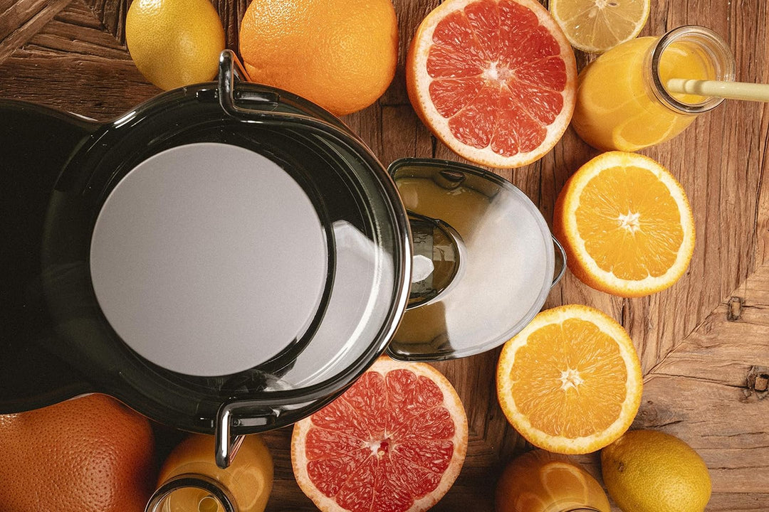Mesko MS 4126 Entsafter für Obst und Gemüse aus Edelstahl, Saft/Juice Maschine, 65mm breiter Einlass