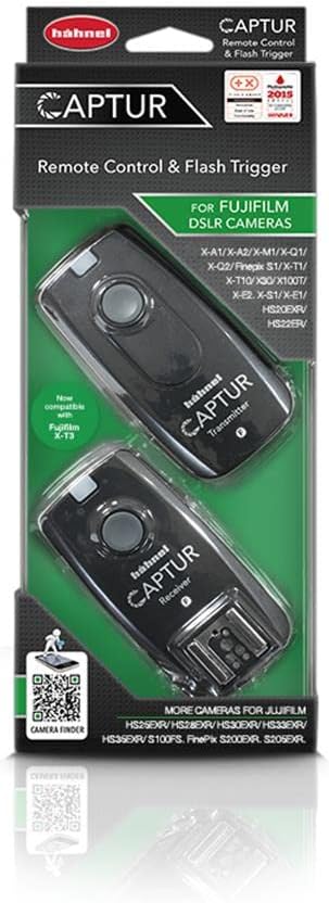 Hähnel Captur Funk-Fernauslöser, Sender und Empfänger für Fuji Digitalkamera
