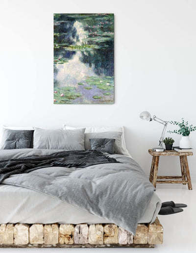 Generisch Claude Monet - Teich mit Seerosen  als Leinwandbild/Grösse: 100x70 cm/Wandbild/Kunstdruck/