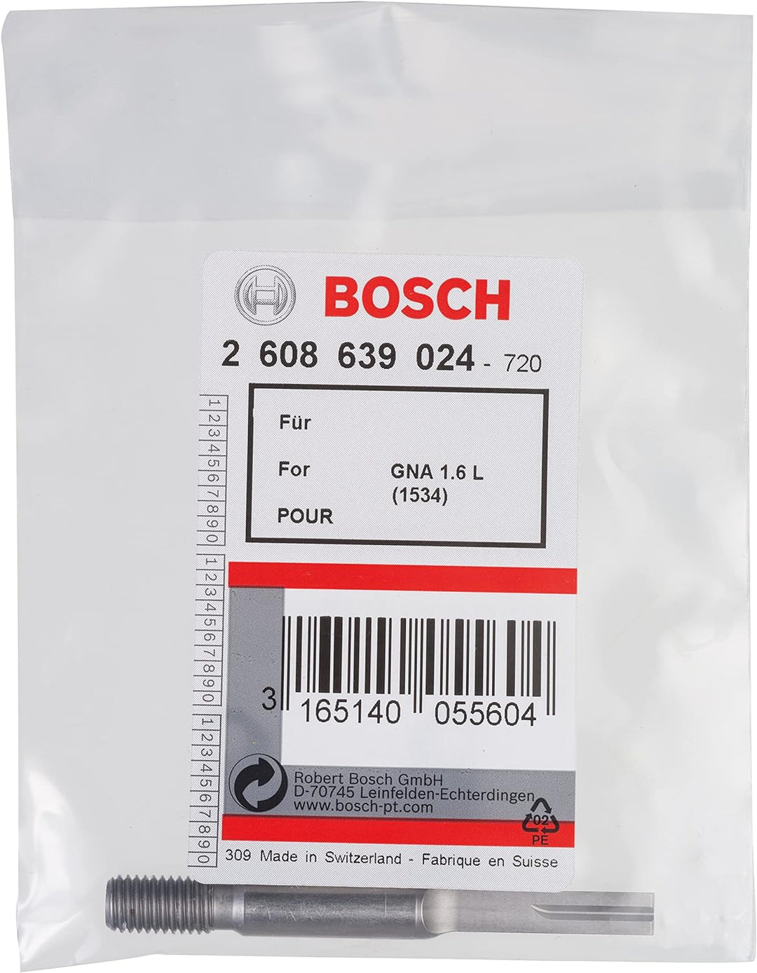Bosch Professional Zubehör 2608639024 Universalstempel Universalstempel, GNA 1,6 L