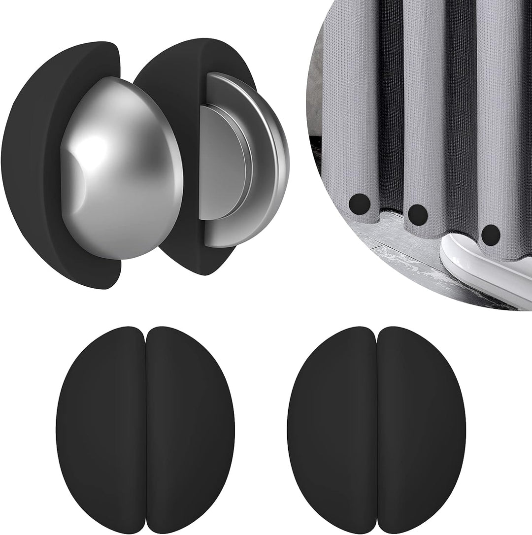 VANZAVANZU Duschvorhang Gewichte, Niemals Rost Duschvorhang Magnete, Silikonbeschichtete Magnete Tis