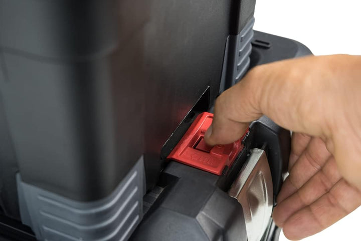 Keter 17181110 Werkzeugbox Master Pro Serie Cart + Tool Box, Kunststoff, rot/silber