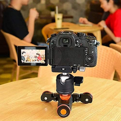 Andoer L4 PRO Video Kamera Slider Dolly Automatische mit Drahtlose Fernbedienung,1800mAh Akku 3 Gesc