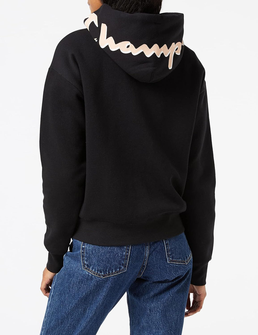 Champion Damen Champion Addicted Kapuzenpullover, Schwarz, M