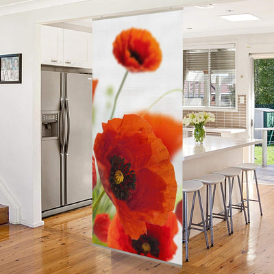 Bilderwelten Raumteiler Radiant Poppies 250x120cm inkl. transparenter Halterung 250x120cm incl. tran