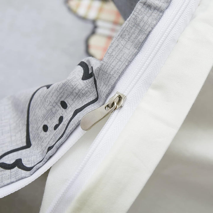 YEPINS Kinderbettwäsche 135x200 Bettwäsche 100% Baumwolle Wendebettwäsche 2teilig Kinder Bettwäsche