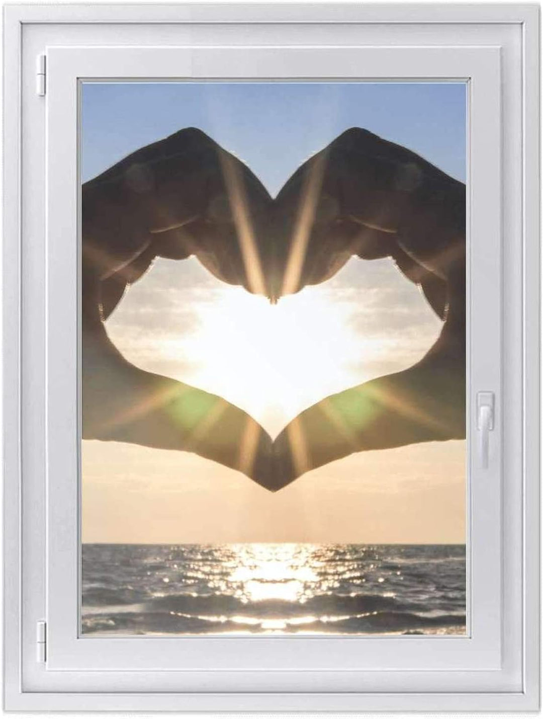 Fenster-Folie Sichtschutzfolie I Fenster Glasfolie Sonnenschutz I Deko Folie für Küche, Bad, Kinderz