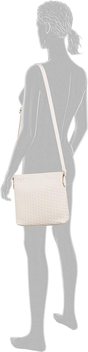 Gabor Damen Emilia Umhängetasche 28 x 11 x 21 Off White, 28 x 11 x 21 Off White