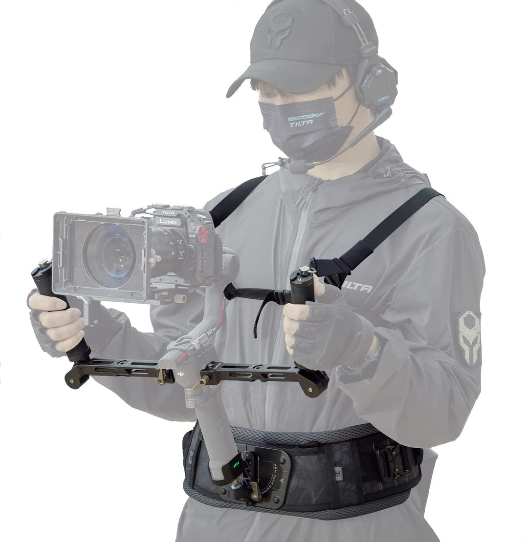 TILTA GSS-T04-DHB2-TK Quick Release Lightweight Dual Handle Gimbal Support System Shoulder Support D